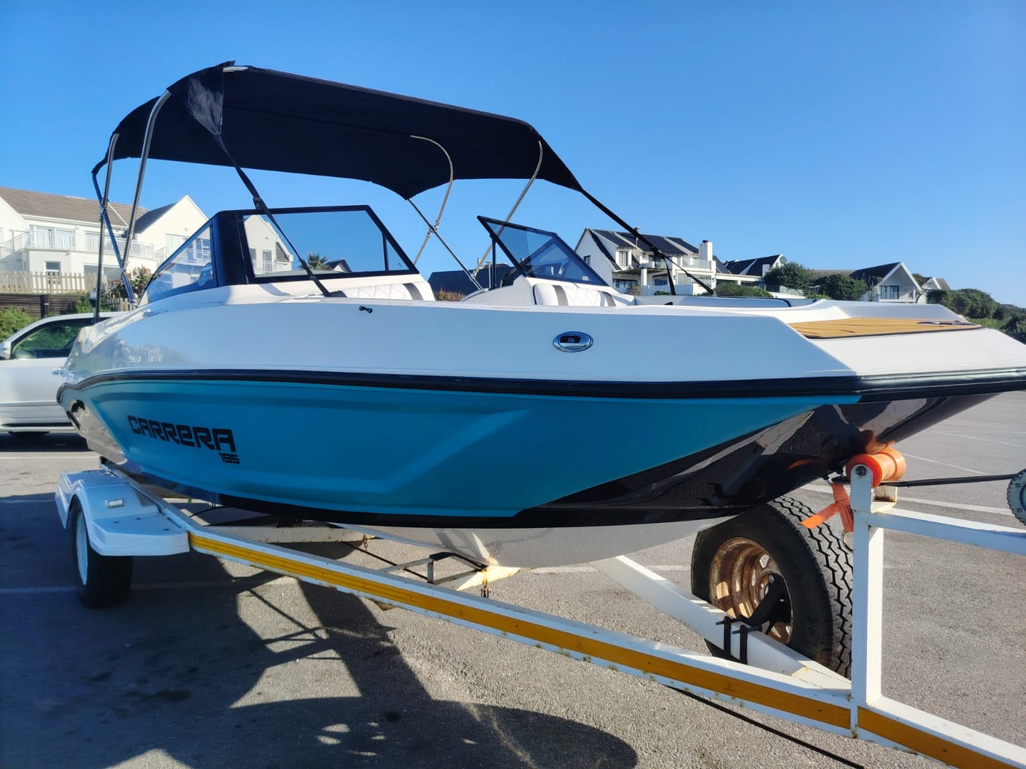 2021 Cascade 196 family watersport boat on trailer