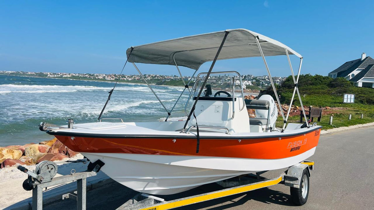 2022 Fusion 15 South African-built GRP fishing boat