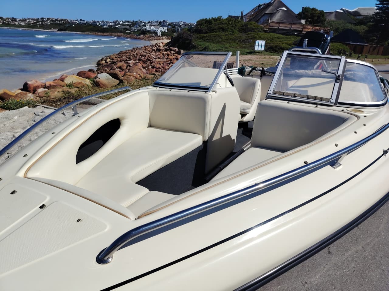 Classic 170 cockpit seating and helm station