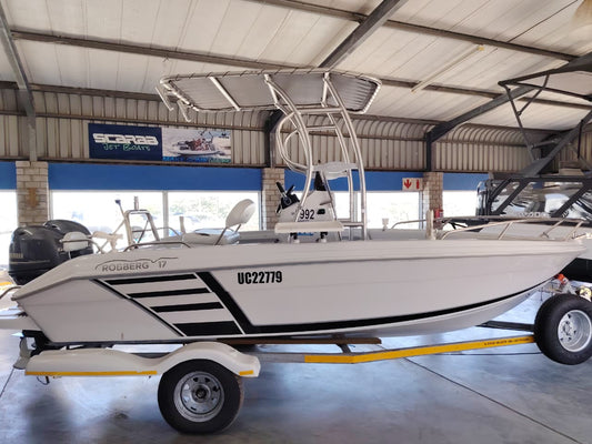 Robberg 17 Fishing Boat with Twin 60HP Yamaha 4-Strokes