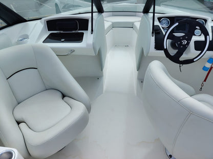 Sensation 22SX family boat seating capacity and layout