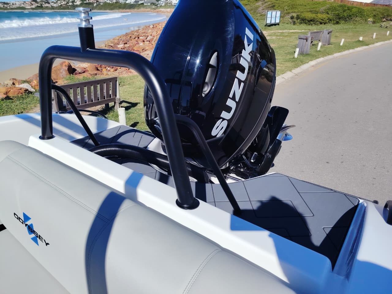 Odyssey 595 boat with Suzuki 200HP outboard  3