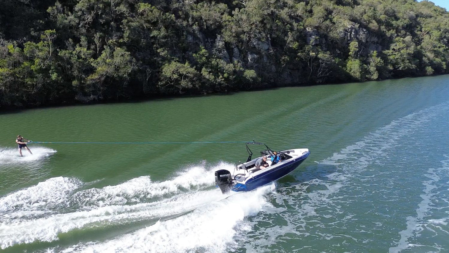 Odyssey 595 Boat with 200HP Suzuki 4-Stroke | Wakeboard Tower Performance Boat