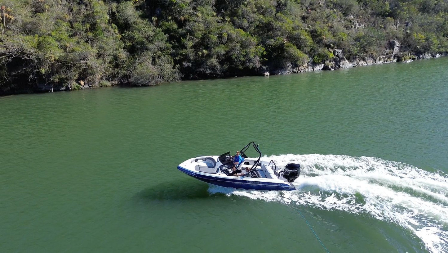 Odyssey 595 Boat with 200HP Suzuki 4-Stroke | Wakeboard Tower Performance Boat