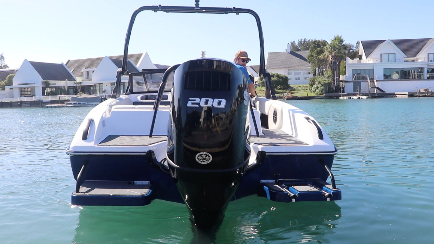 Odyssey 595 Boat with 200HP Suzuki 4-Stroke | Wakeboard Tower Performance Boat