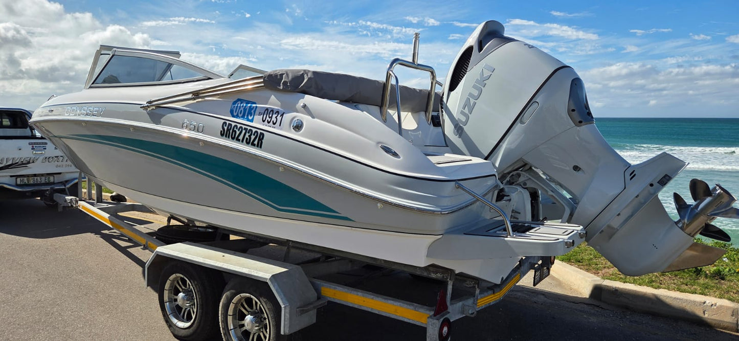 2022 Odyssey 650 luxury performance boat with Suzuki 350HP 4