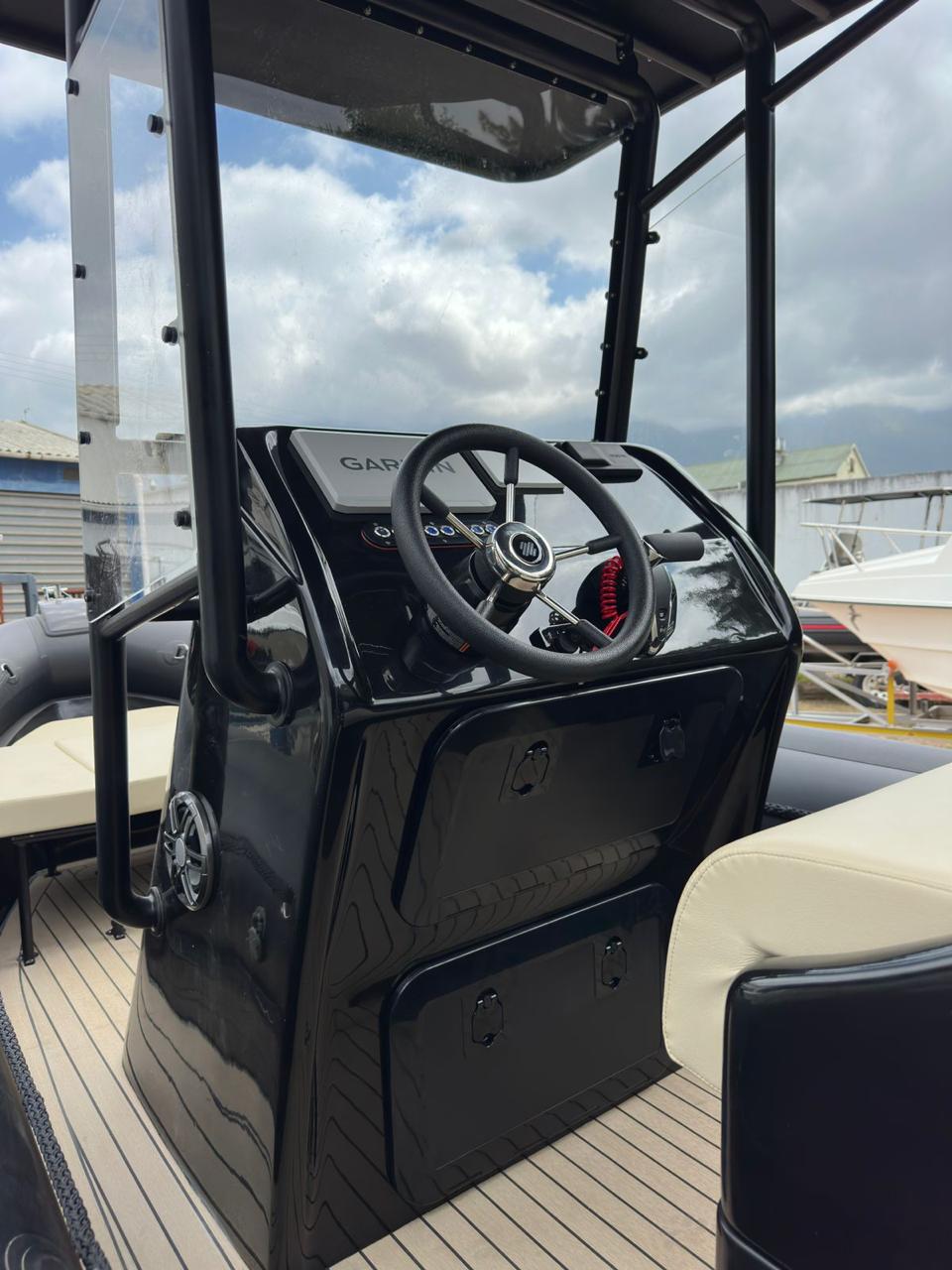 Falcon 760 offshore RIB with Garmin navigation system