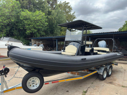 2026 Falcon 760 inflatable boat with Yamaha 300HP outboard 8