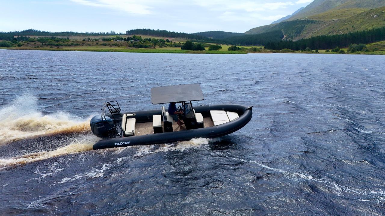 2026 Falcon 760 inflatable boat with Yamaha 300HP outboard 6