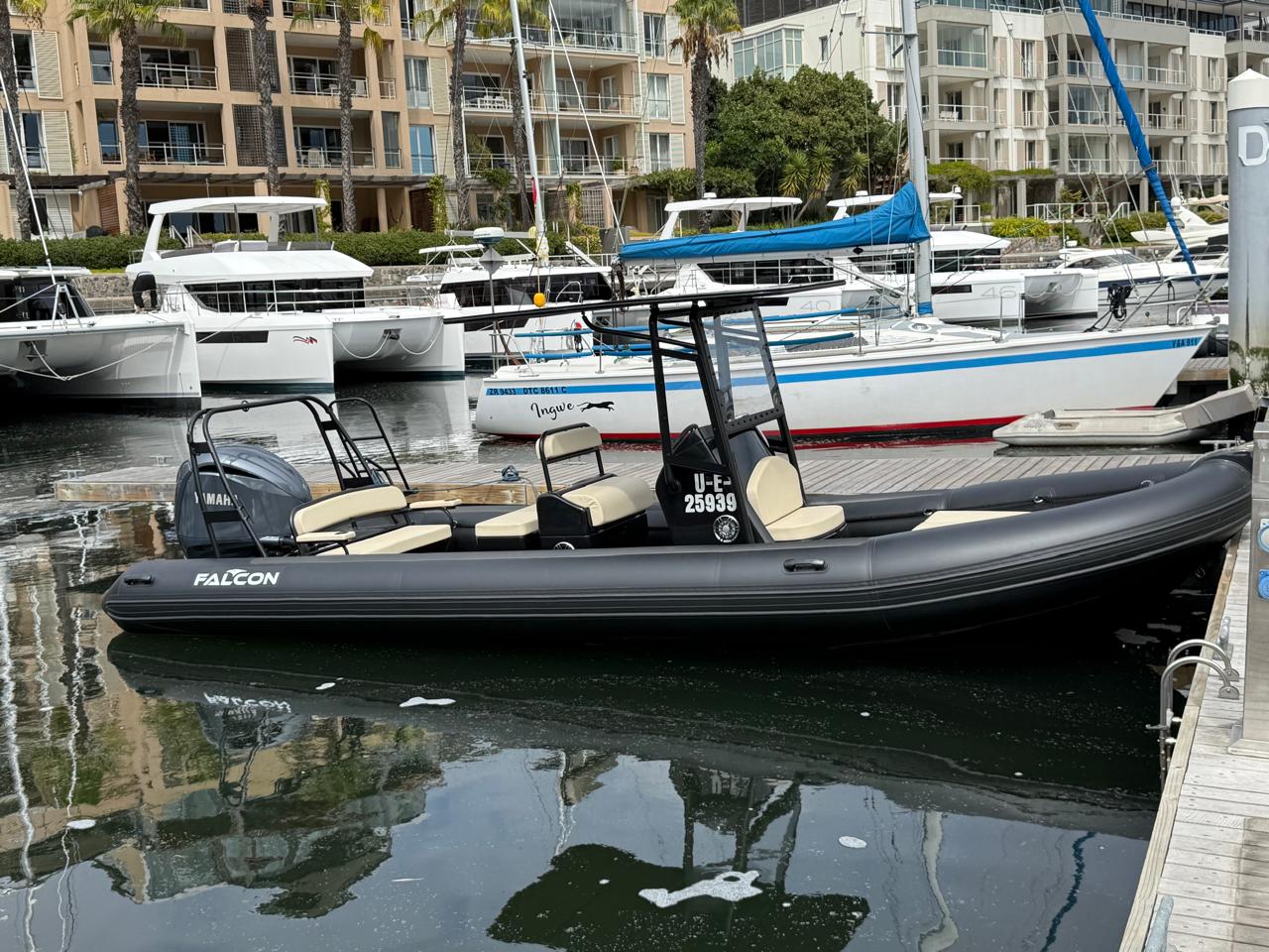 2026 Falcon 760 inflatable boat with Yamaha 300HP outboard 2