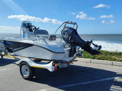 Yamaha powered Indigo 450CC marine fishing boat on water 2