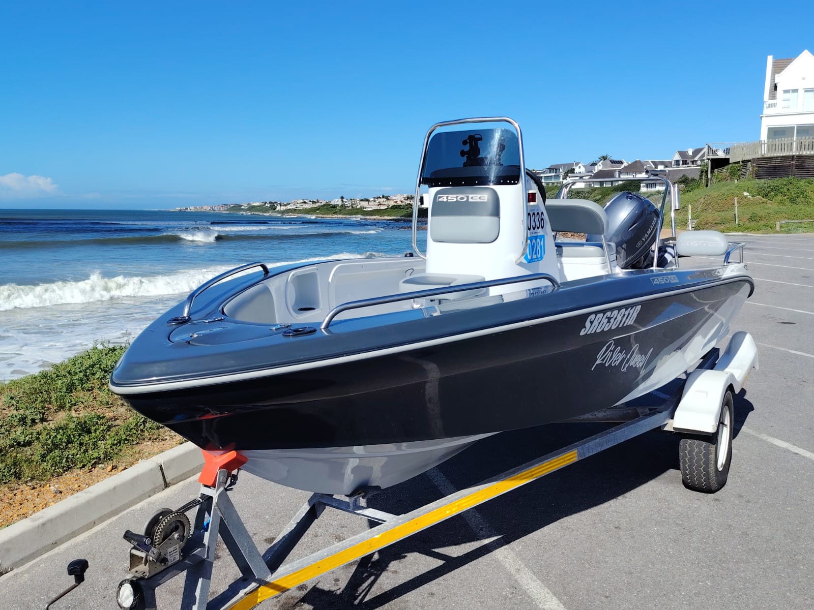 Indigo 450CC center console boat with Yamaha 70HP outboard 3