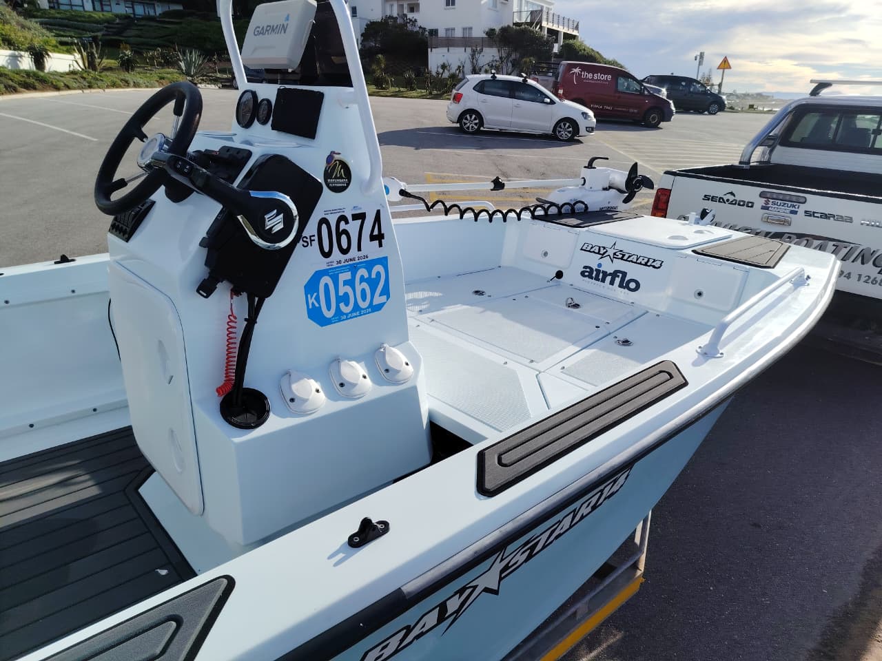 Baystar 14 fishing boat with Suzuki 60HP outboard 3