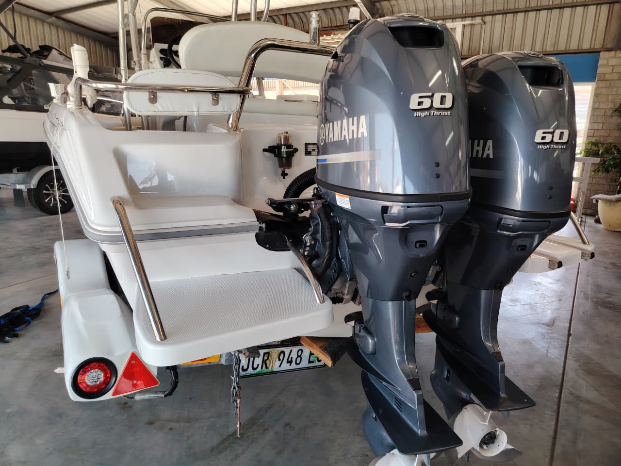 Robberg 17 Fishing Boat with Twin 60HP Yamaha 4-Strokes