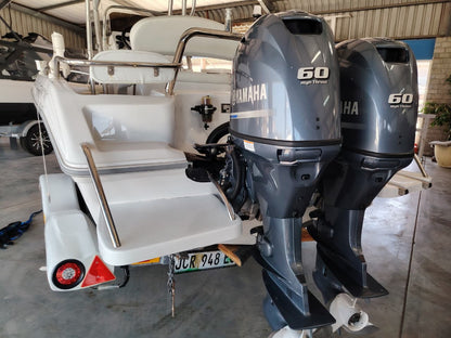 Robberg 17 Fishing Boat with Twin 60HP Yamaha 4-Strokes