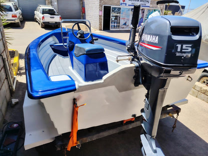 Fisherman 440 Utility Fishing Boat | 15HP Yamaha 2-Stroke Motor & Trailer