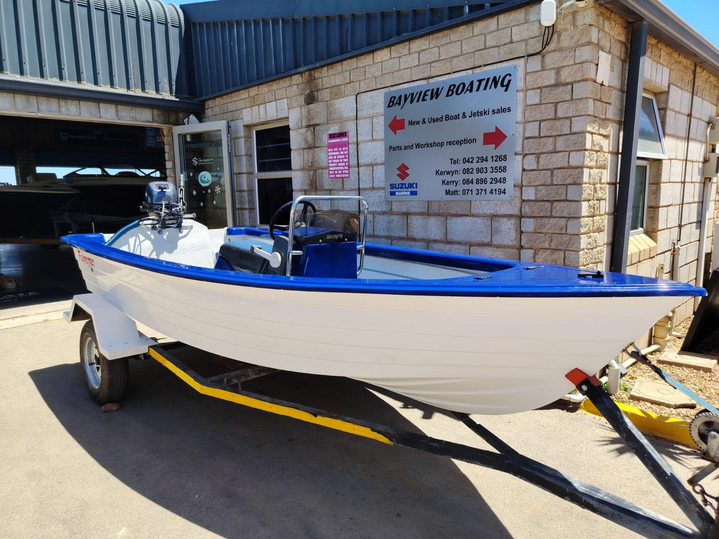 Fisherman 440 Utility Fishing Boat | 15HP Yamaha 2-Stroke Motor & Trailer