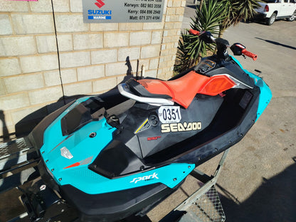 2018 Sea-Doo Spark Trixx 2-Up Jetski with Trailer – Rotax 90HP